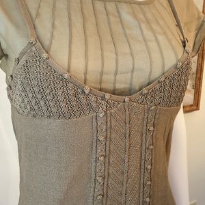 Vintage PHILOSOPHY DI ALBERTA FERRETTI 90s y2k Sheer Milkmaid Top 4